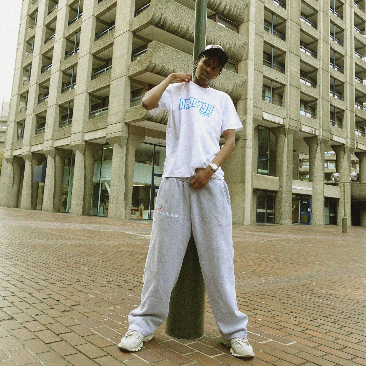 PROCESS TEE [WHITE/BLUE]