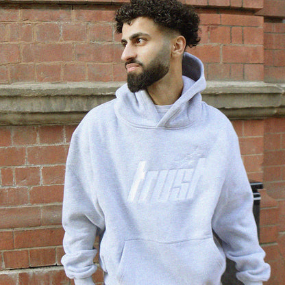 EMBROIDERED HEAVYWEIGHT TRUST TRACKSUIT [GREY]