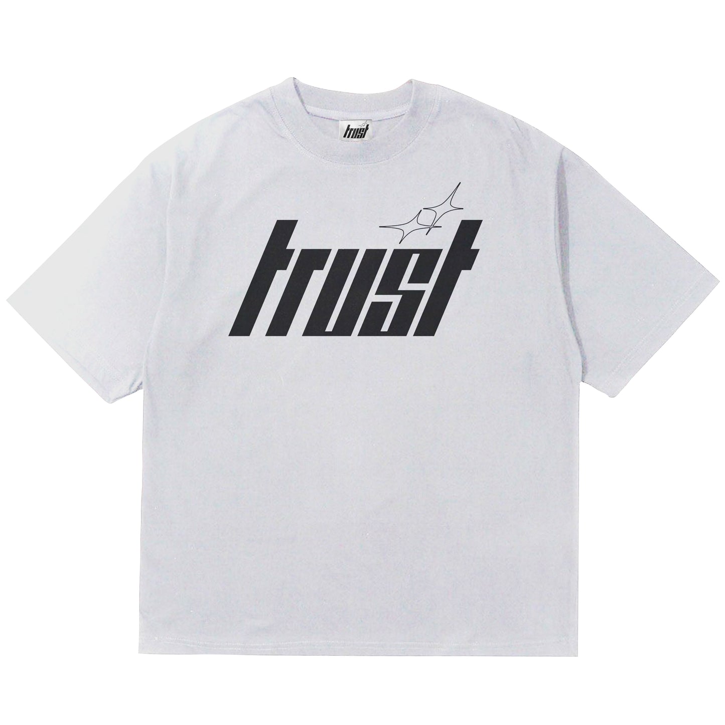 TRUST TEE [WHITE/BLACK]