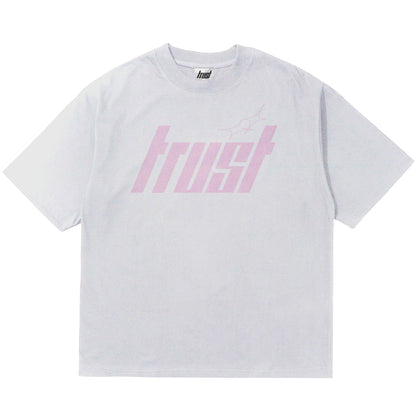 TRUST TEE [WHITE/PINK]