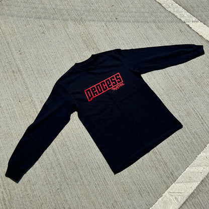 LONG SLEEVE PROCESS TEE [BLACK/RED]