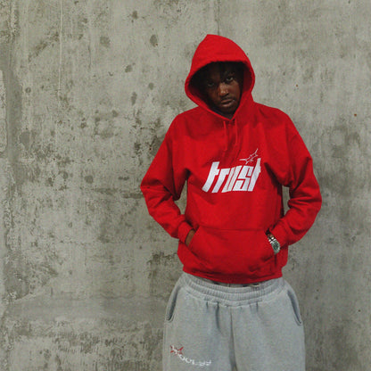 HEAVYWEIGHT TRUST HOODIE [RED]