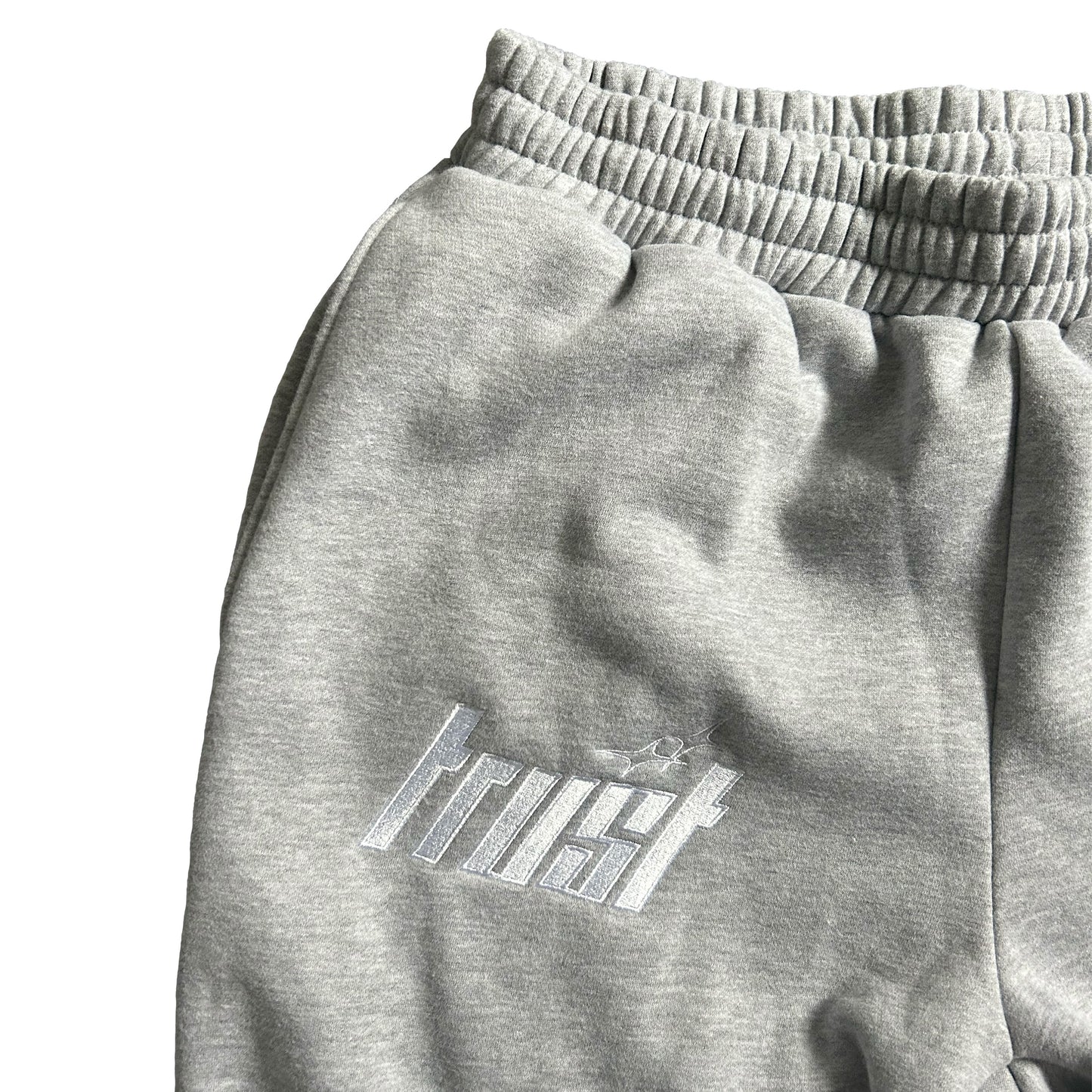 EMBROIDERED HEAVYWEIGHT TRUST TRACKSUIT [GREY]